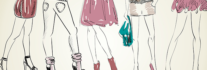  Sketch of women’s clothes